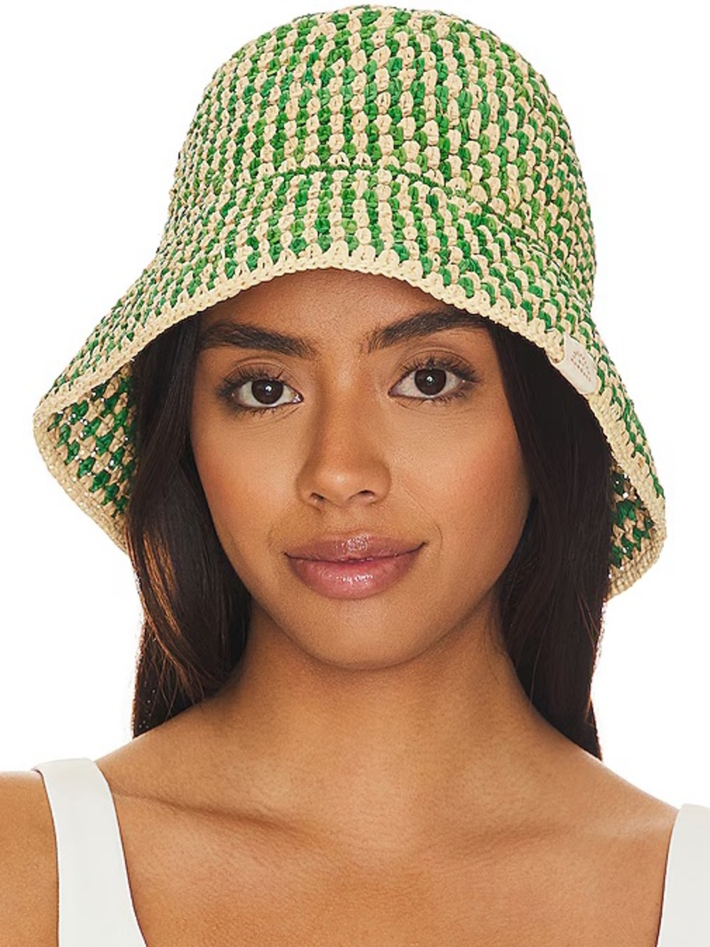 NWT Loeffler Randall Jocelyn Raffia Bucket Hat
